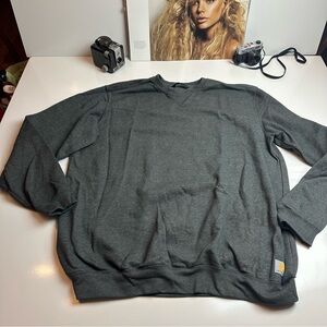 Carhartt Men's Charcoal Crewneck Sweater